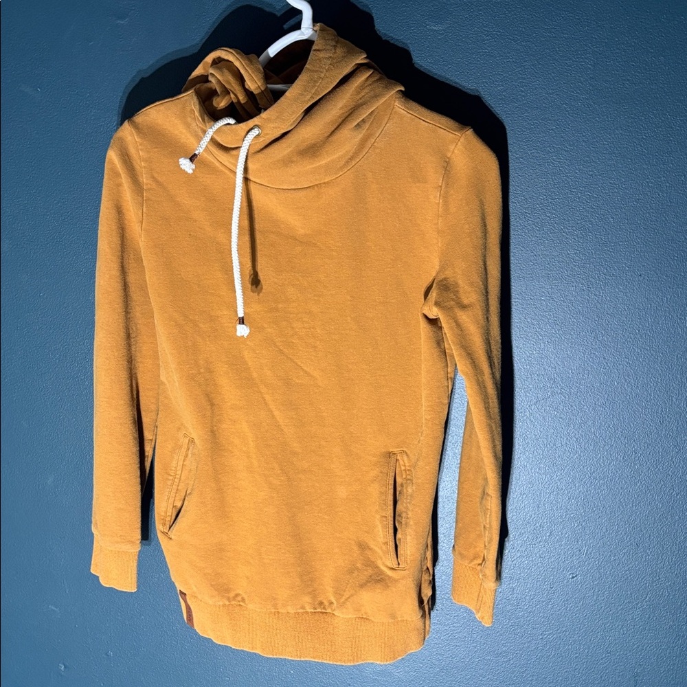 Ampersand Avenue Hooded Sweatshirt Burnt Orange Size Small
